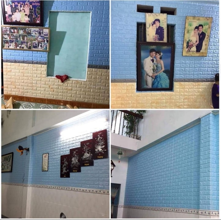 xop dan tuong gia gach xanh duong